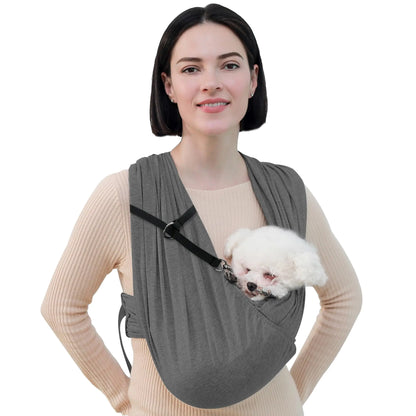 Snuggle & Strut: The Ultimate Hands-Free Pet Sling Carrier! 🐾💖
